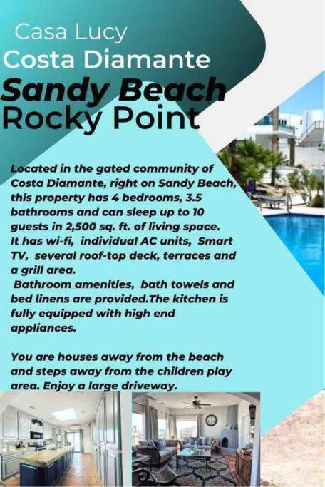 Lux 3 Master Bdroom On Sandy Beach W No Cleaining Fee Puerto Peñasco Zewnętrze zdjęcie